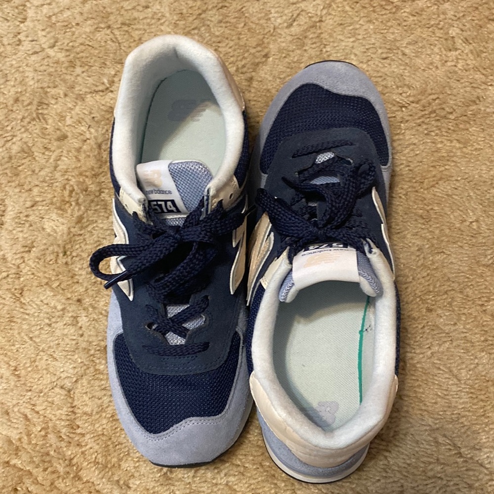 New Balance Navy and Light Blue Women's Sneakers